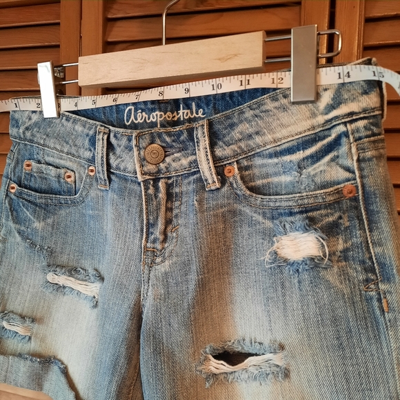 Aeropostale Boyfriend Jean Shorts - Picture 7 of 8